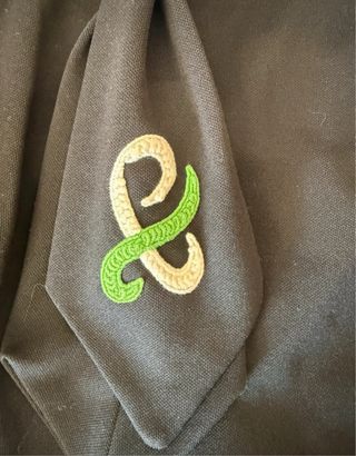 Vestido otoño con Corbata T.S