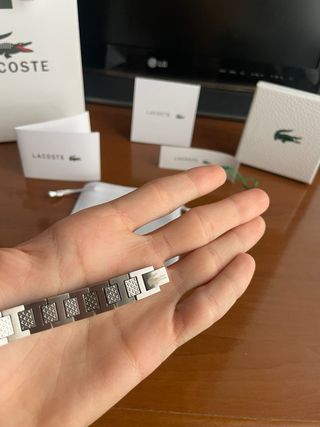 Pulsera Lacoste Plata