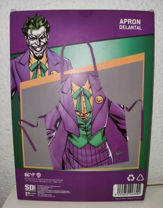 DELANTAL TRAJE JOKER DC COMICS NUEVO
