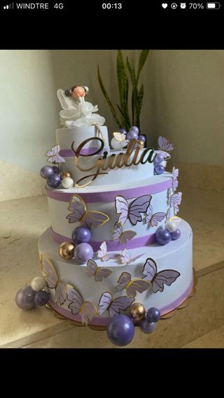 Torta in gomma EVA decorata