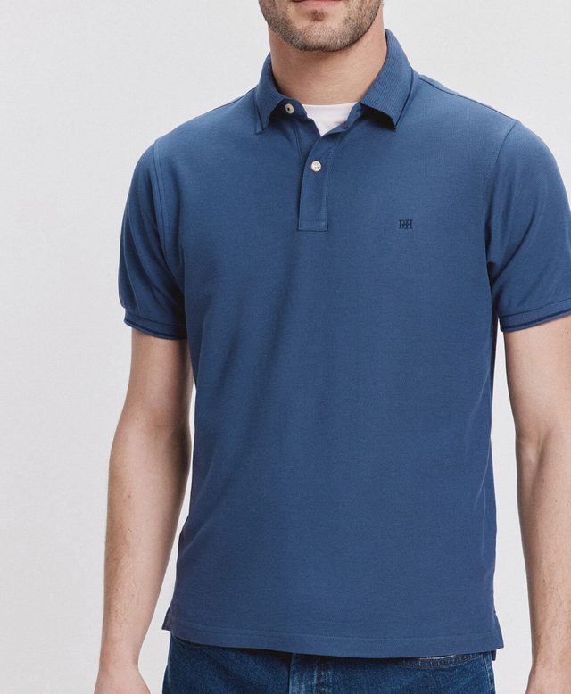 Polo Pedro del Hierro Azul Talla M