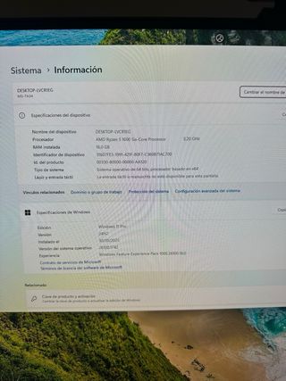 PC Gaming RTX 2060 MSI 