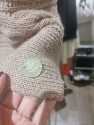 Jersey Bimba y Lola beige manga corta 