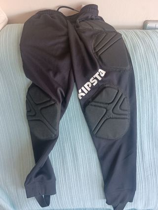 Pantalón portero niño Kipsta negro