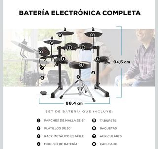 Batería Electrónica Infantil