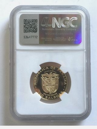 Panamá 100 Balboas Oro 1980 Canal Centennial