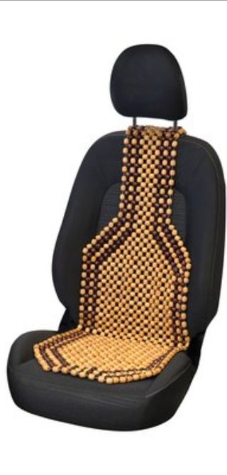Funda asiento coche madera