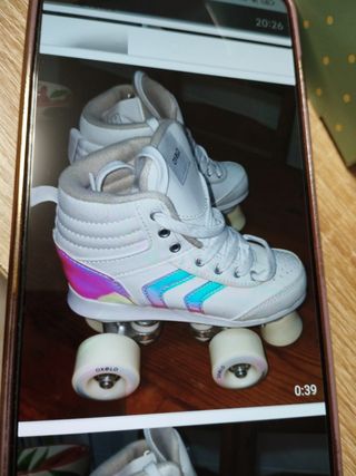 Patines Oxelo blancos talla 33