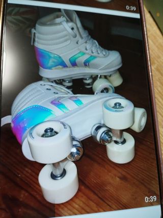 Patines Oxelo blancos talla 33