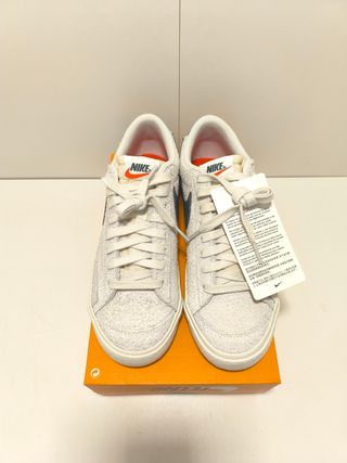 Nike Blazer Low Zapatillas Grises y Verdes