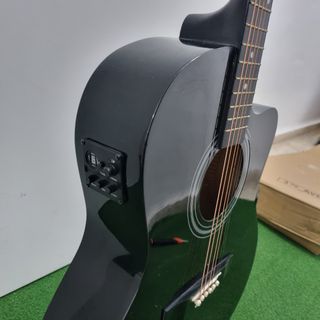 Guitarra Electroacústica Negra