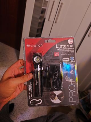 LinternaLEDSevenOnmagnéticaUSB