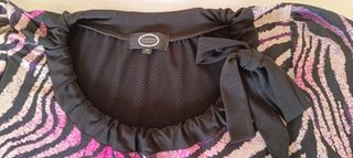 Blusa cebra manga larga Talla M
