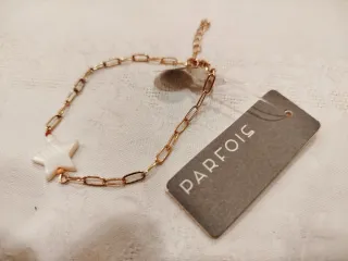 Bracciale Parfois stella madreperla oro, nuovo