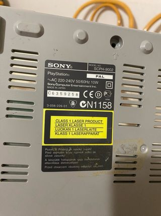 Sony PlayStation 1 PS1 Grigia