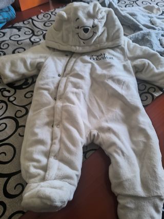 Mono abrigo oso bebé