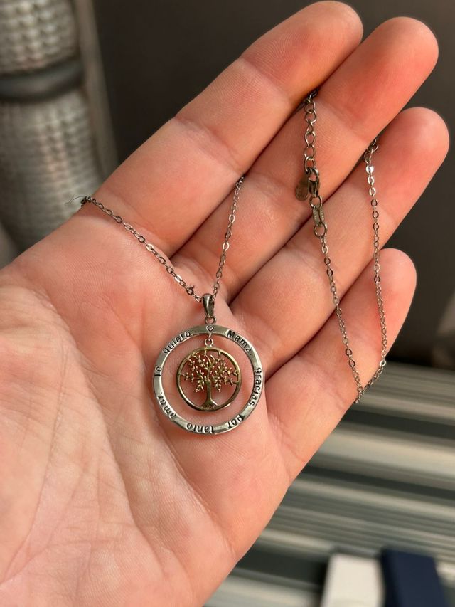 Collar con colgante "Árbol de vida. Te quiero mamá