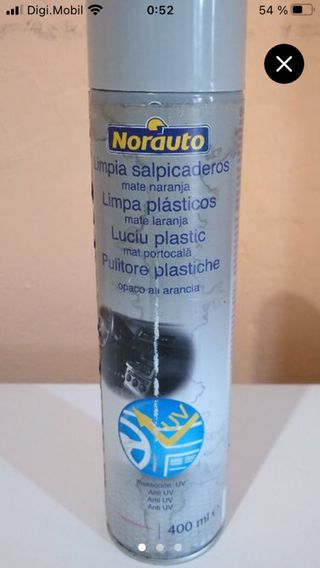 Limpiador Plásticos Coche Norauto Naranja Mate