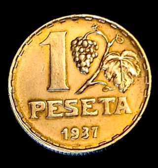 1937 ESPAÑA REPÚBLICA 1pta