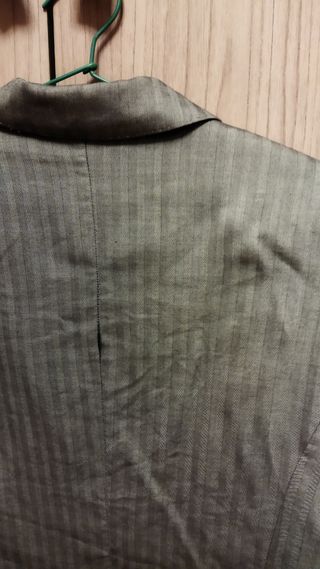 Blazer mujer gris/marrón talla 44. 