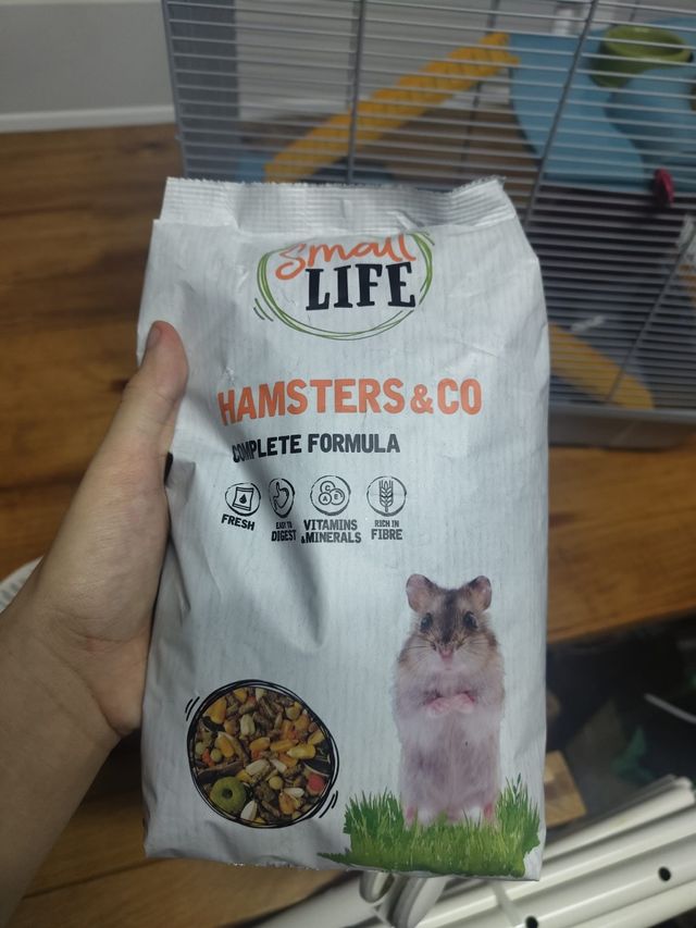 Jaula hámster con accesorios