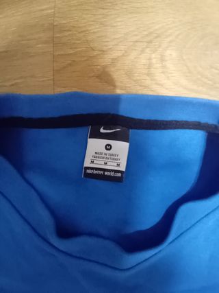 Conjunto Nike Tech Fleece Azul y Blanco