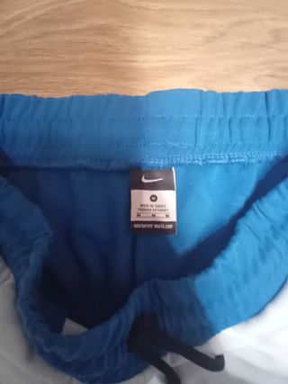 Conjunto Nike Tech Fleece Azul y Blanco