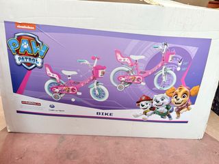 Bicicleta Paw Patrol Niña Rosa Verde 14