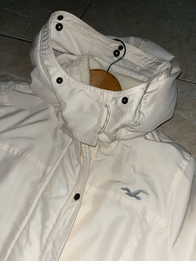 Chaqueta Hollister All-Weather Beige Talla XL