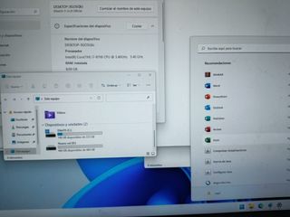 PC Gaming i7 8700 8GB RAM SSD 256GB+500GB