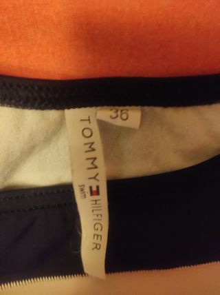 Bikini Tommy Hilfiger Rayas Rojo Blanco Azul