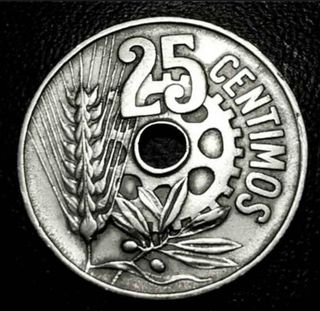 1934 ESPAÑA REPÚBLICA 25c