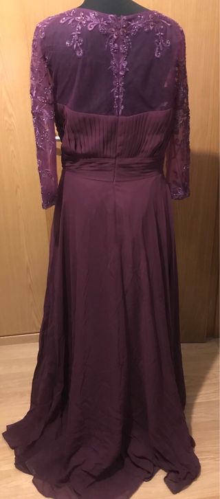 Vestido morado para bodas
