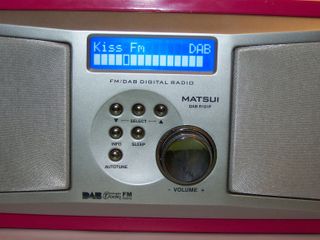 Radio DAB Matsui R101P Plata FM y RDS