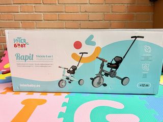 Triciclo Interbaby Rapit 5 en 1 Multifuncional
