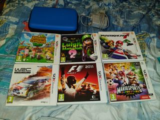 Nintendo 3DS con 6 juegos