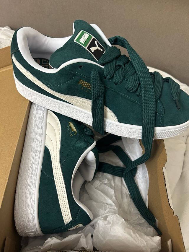 Puma Suede XL Scarpe da Ginnastica Verdi