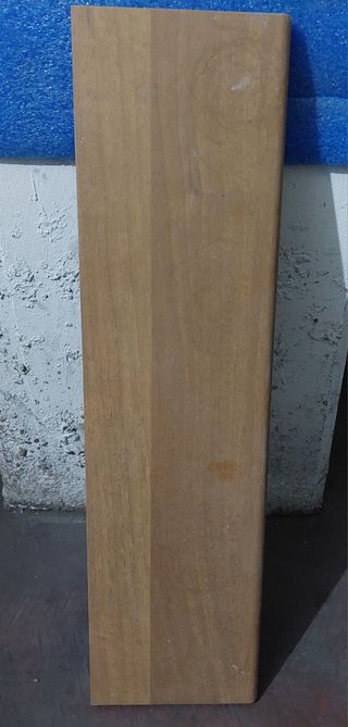 Mensola da parete in legno color noce cm.60x17x2