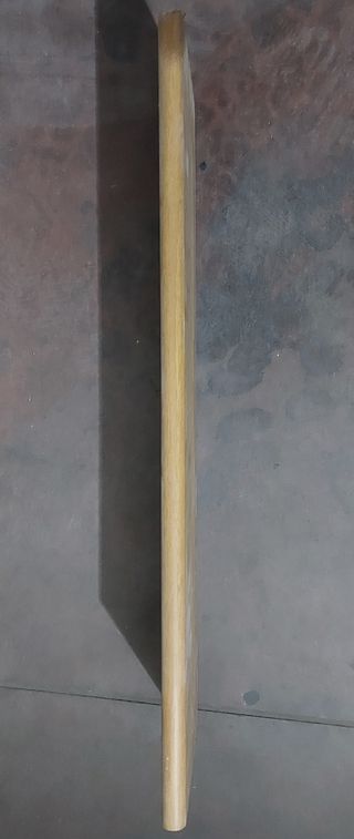 Mensola da parete in legno color noce cm.60x17x2