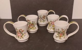 5 boccali in ceramica di Bassano