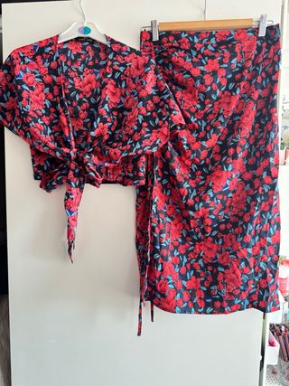 conjunto de flores