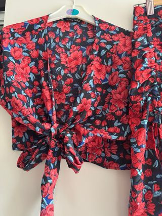 conjunto de flores