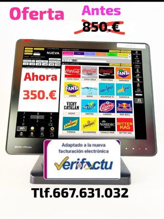 TPV Táctil profesional preparado para Verifactu 