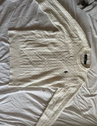 Jersey Polo Ralph Lauren Blanco Trenzado