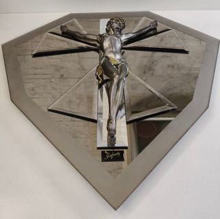 Capezzale crocifisso Infinity specchi e argento925