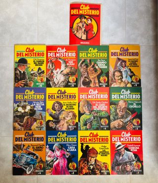 Lote 12 Novelas Club del Misterio Bruguera