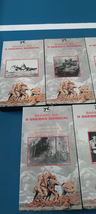 Coleção Diário da II Guerra Mundial VHS SELADOS