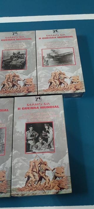 Coleção Diário da II Guerra Mundial VHS SELADOS