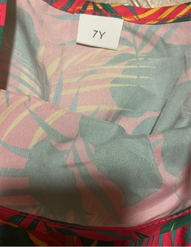 Vestido niña estampado floral