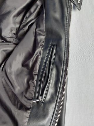 Cazadora polipiel Zara Man Talla M